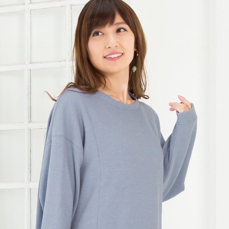 授乳服にみえない!大きく開いて授乳もらくらく