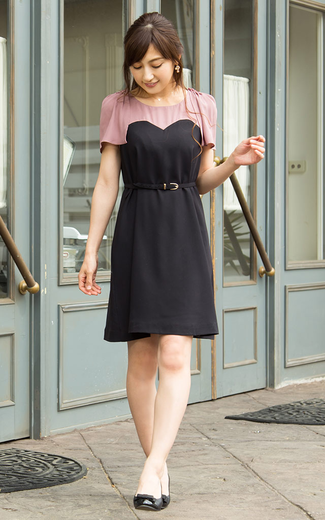 上品で大人可愛いママワンピ
