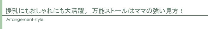 アレンジ