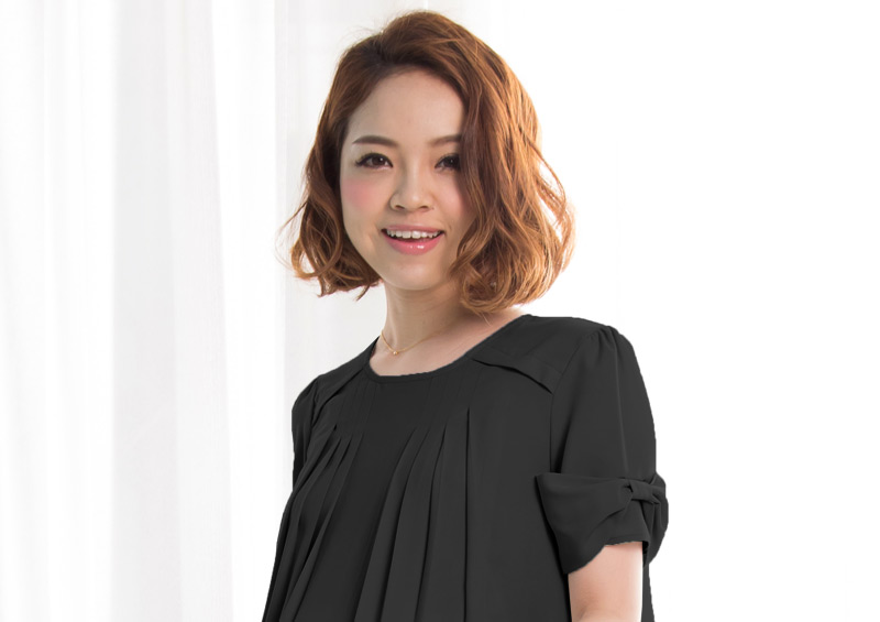 リボンブラウス授乳トップスネイビー