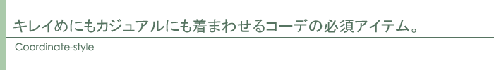コーディネート