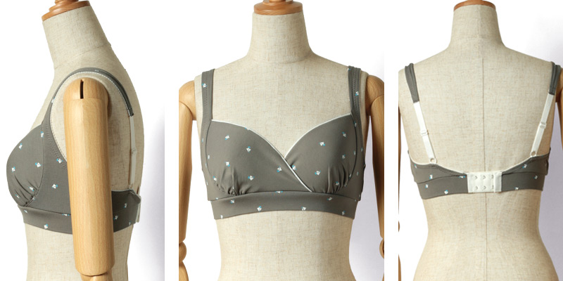 授乳ブラジャーの着用イメージ
