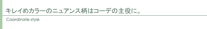 コーディネート