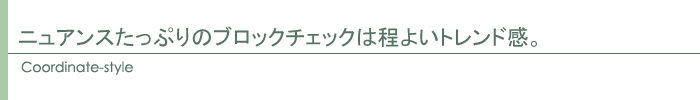 コーディネート