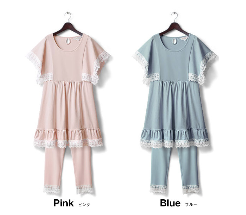 ピンク、ブルー、ネイビーのカラバリ