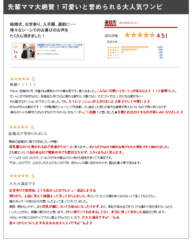 お客様からのレビュー