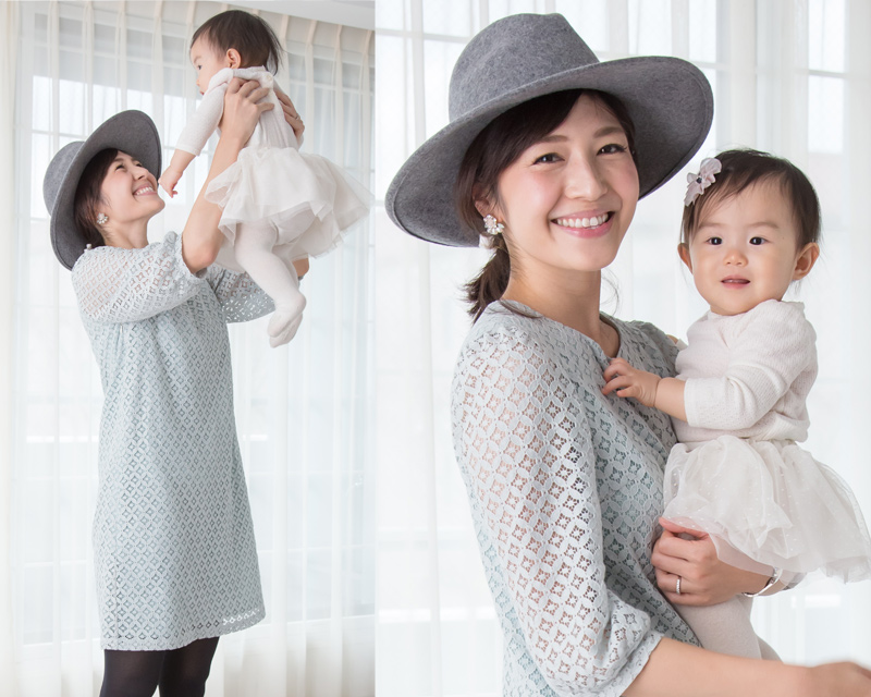 七五三やお宮参りなど、フォーマルなシーンにもおすすめな授乳服