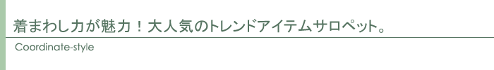 コーディネイトスタイル