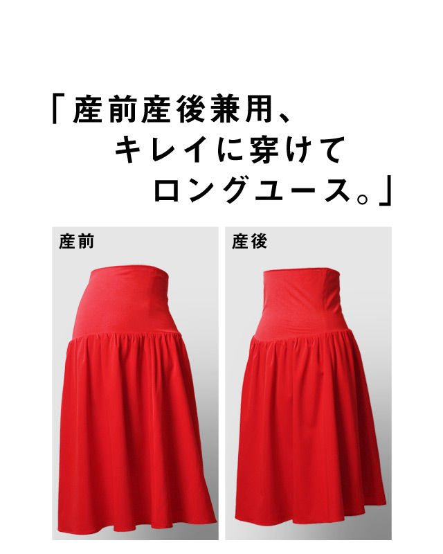 産前産後着用の説明画像