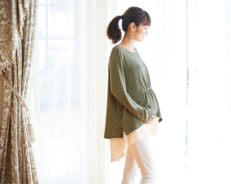 授乳服とマタニティウェアのスウィートマミーがおすすめするレイヤード授乳服