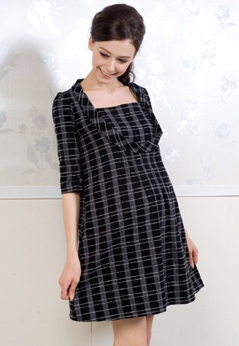 レトロ授乳機能付きワンピース【エマ】 授乳機能付