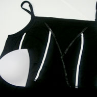 シフォンチェック柄アンサンブル授乳服