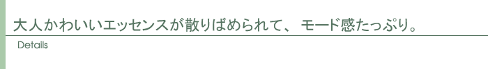 ディテール
