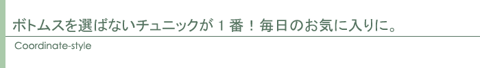コーディネートスタイル