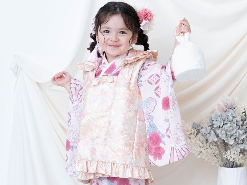 上のお子さまの七五三・和装袴