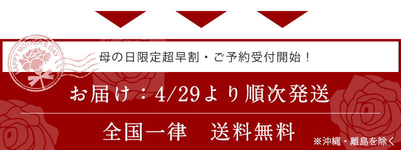 母の日 5月上旬 配送