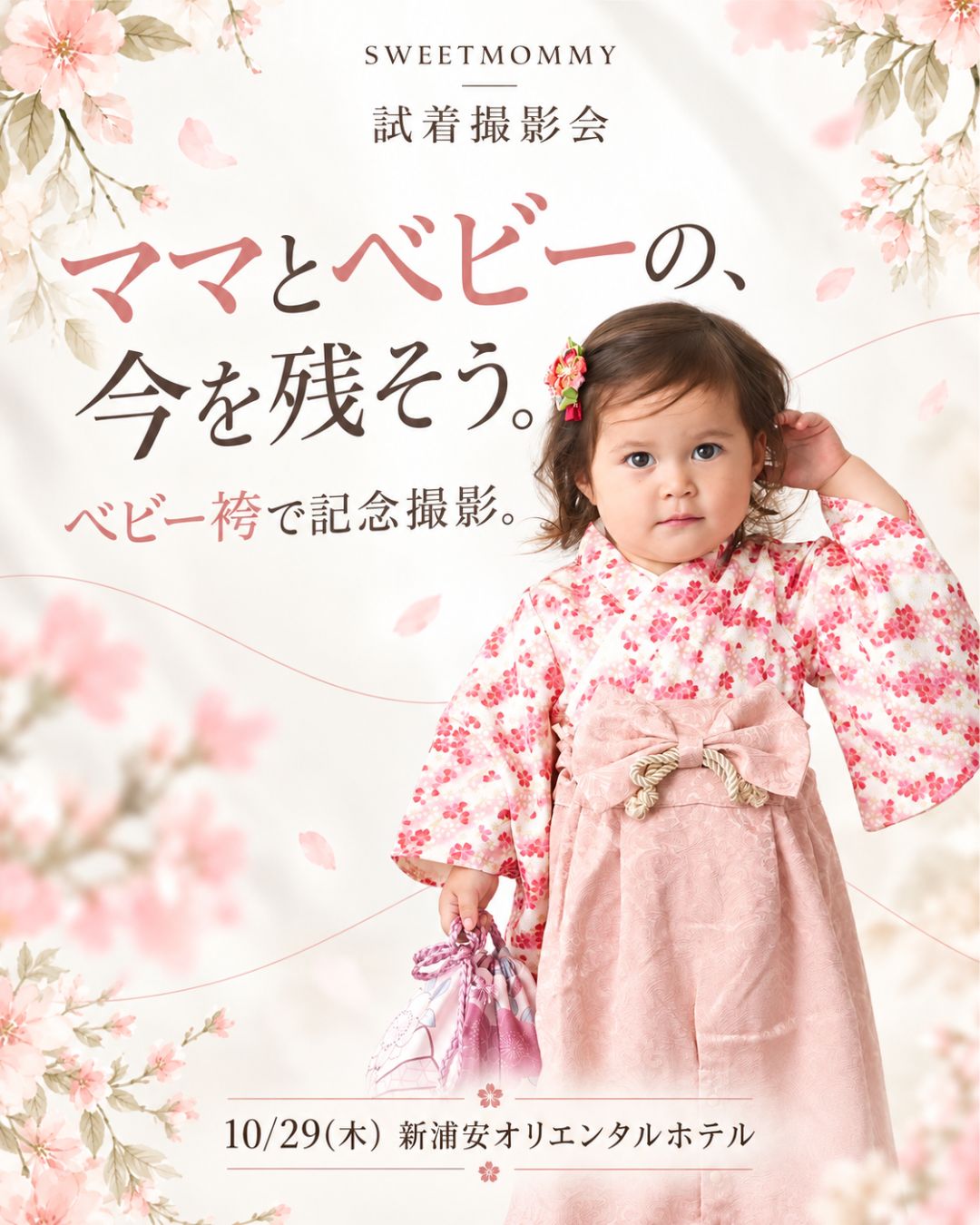 SWEET MOMMY 2026～2027春 新作試着＆撮影会 10月29日開催