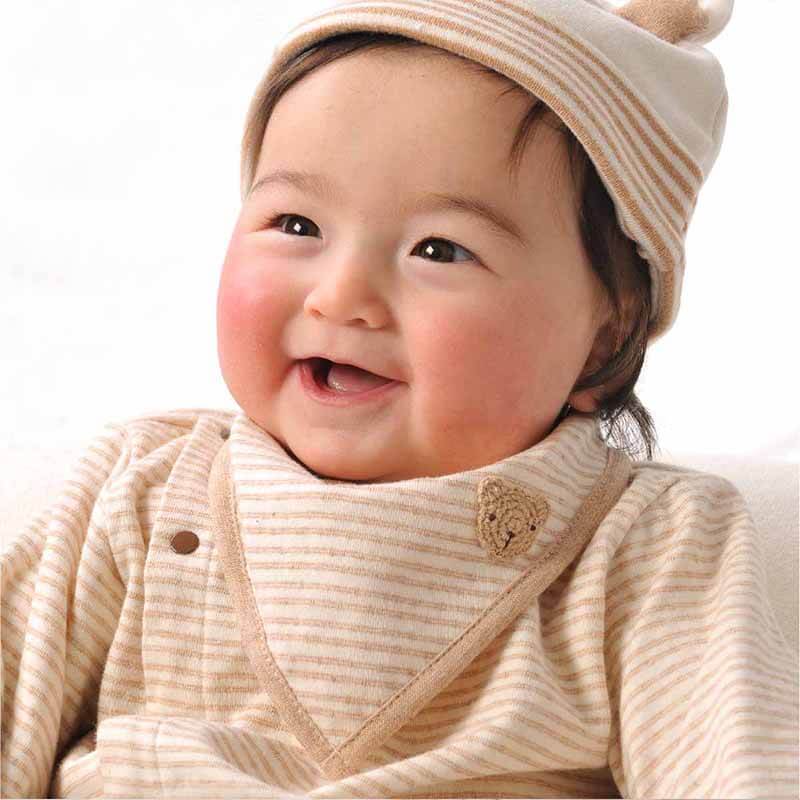赤ちゃん よだれかけ着用イメージ