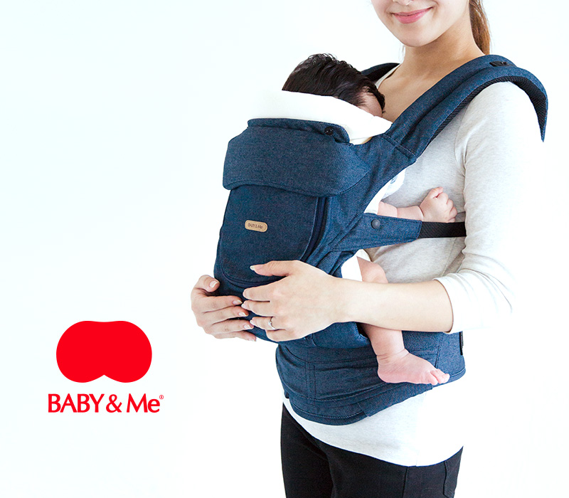 はじめてのBABY&Me 新生児から縦抱っこOK 新生児用パッド
