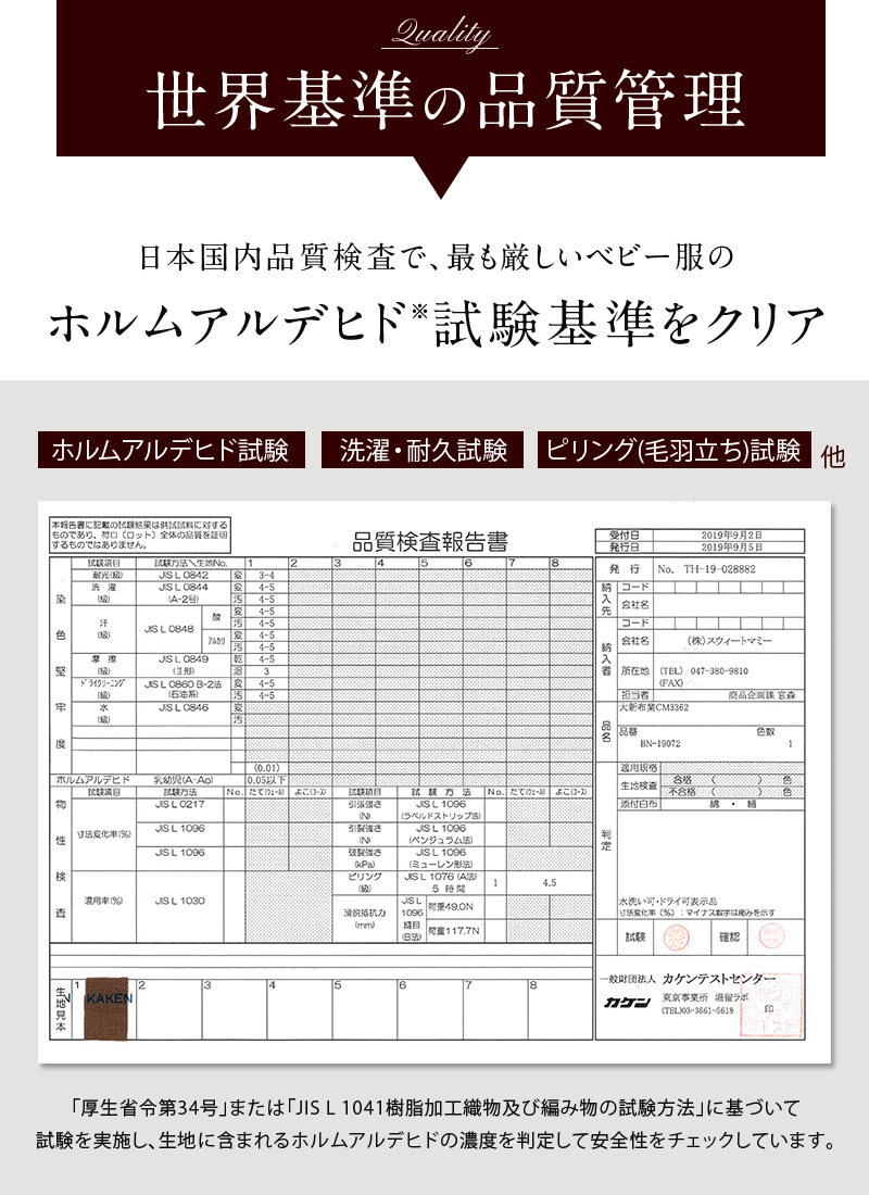 世界基準の品質管理