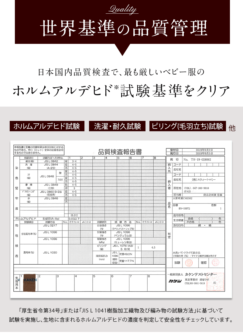 世界基準の品質管理