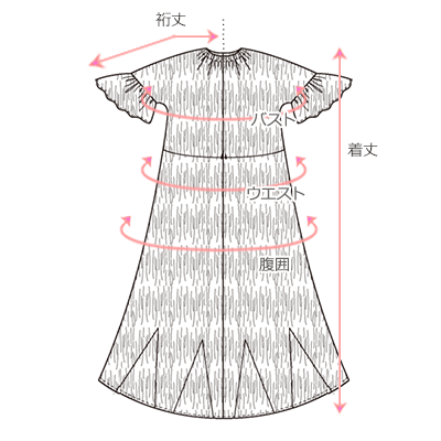 ランダムプリーツ 5分袖ワンピース 授乳服マタニティウェア