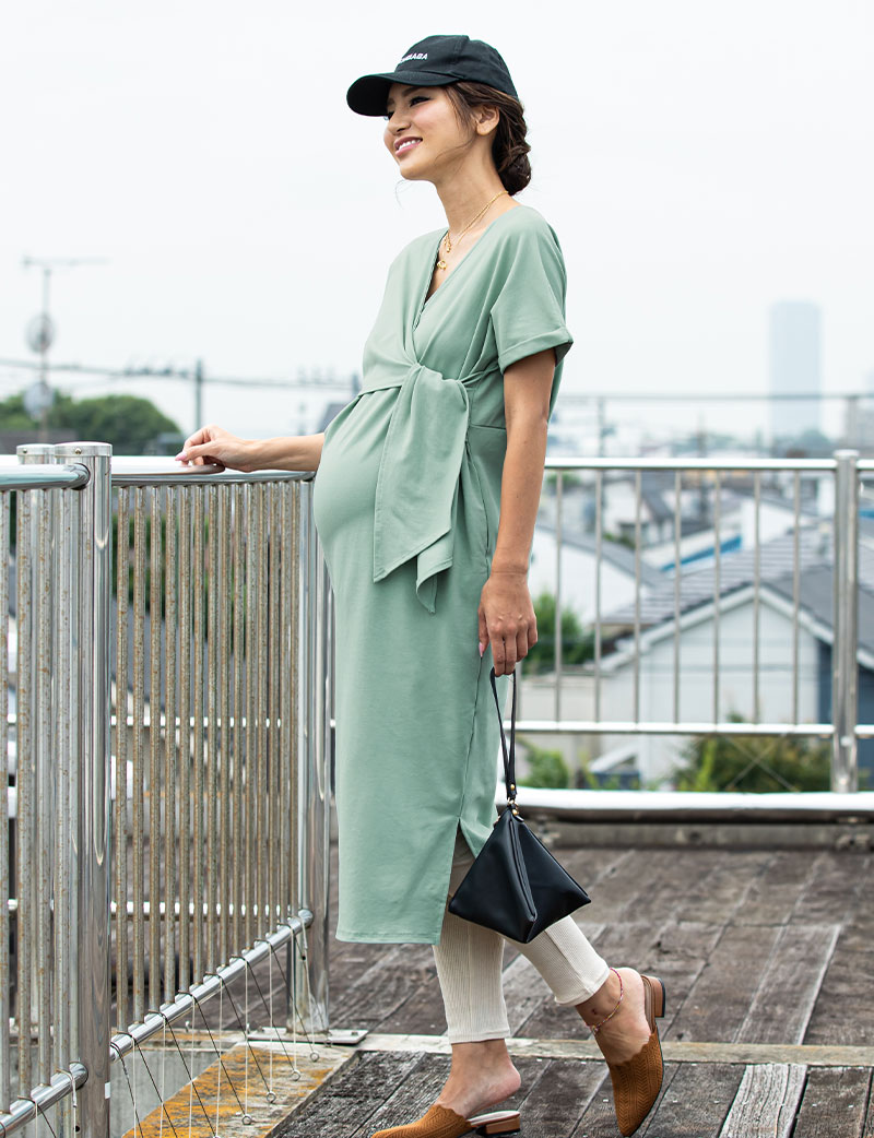 授乳服に見えない大人可愛いワンピース