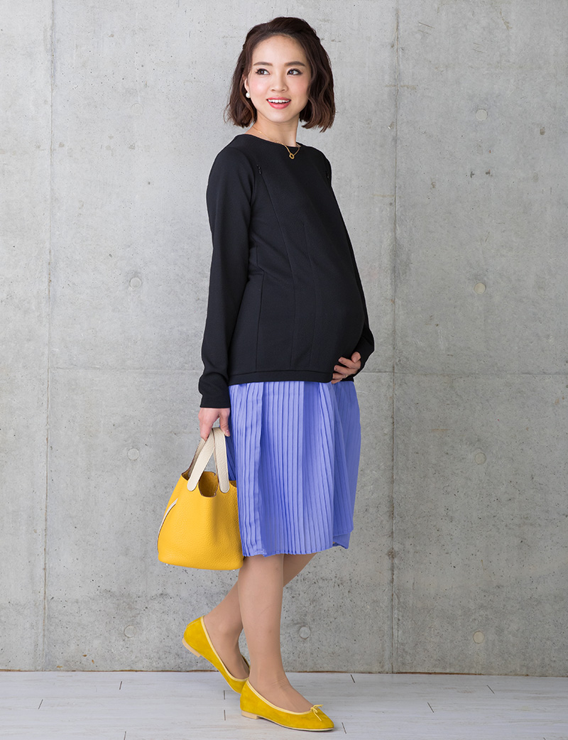 春名亜美さんが着る授乳服マタニティウェア