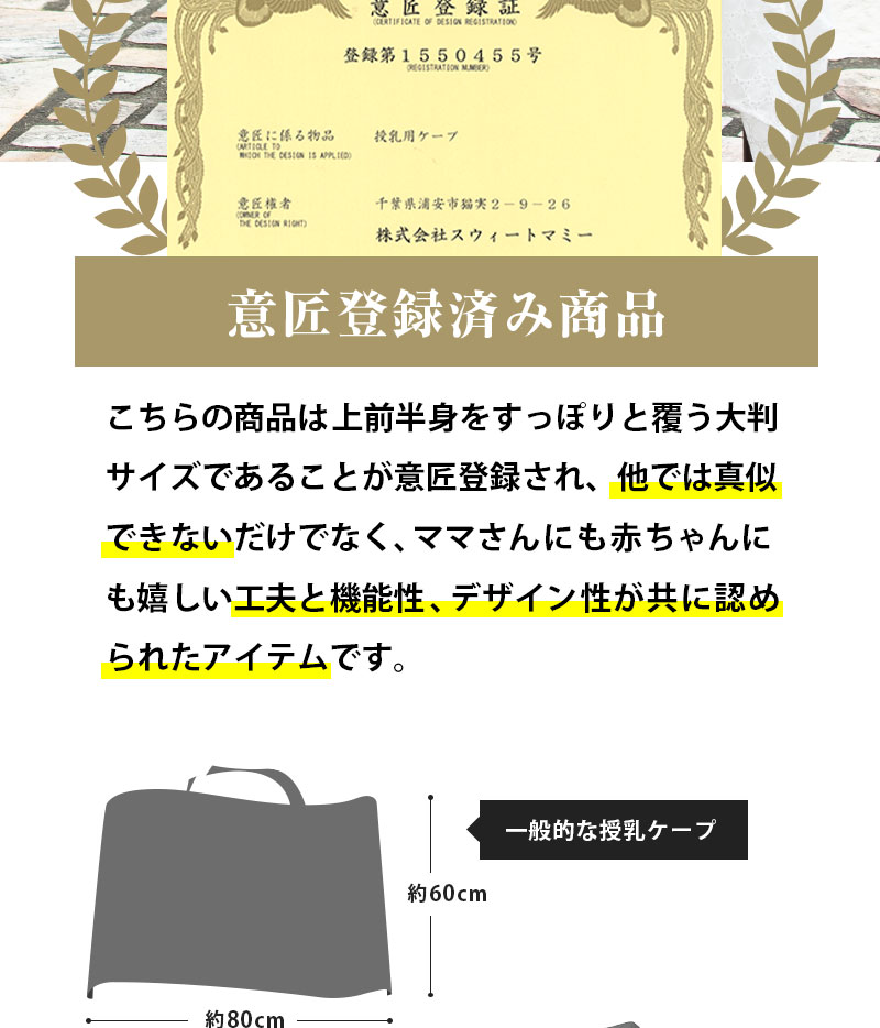 意匠登録取得済