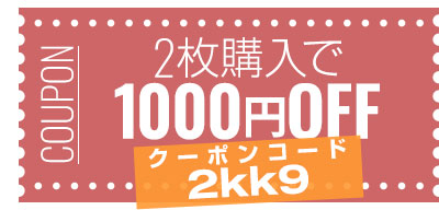 2枚購入で22%OFF