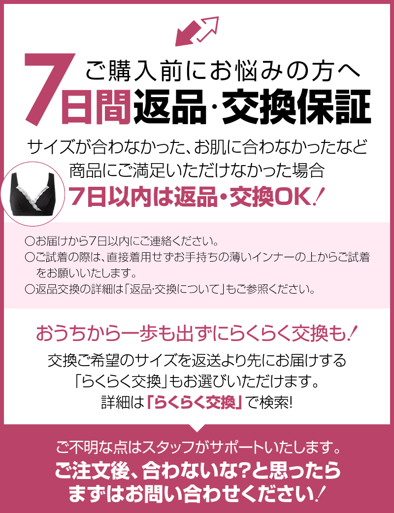 7日以内は返品・交換OK