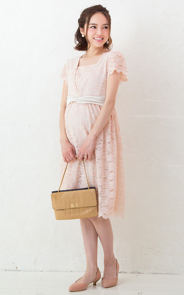 妊娠七か月で撮影!加藤夏希さんコラボの授乳服ドレス