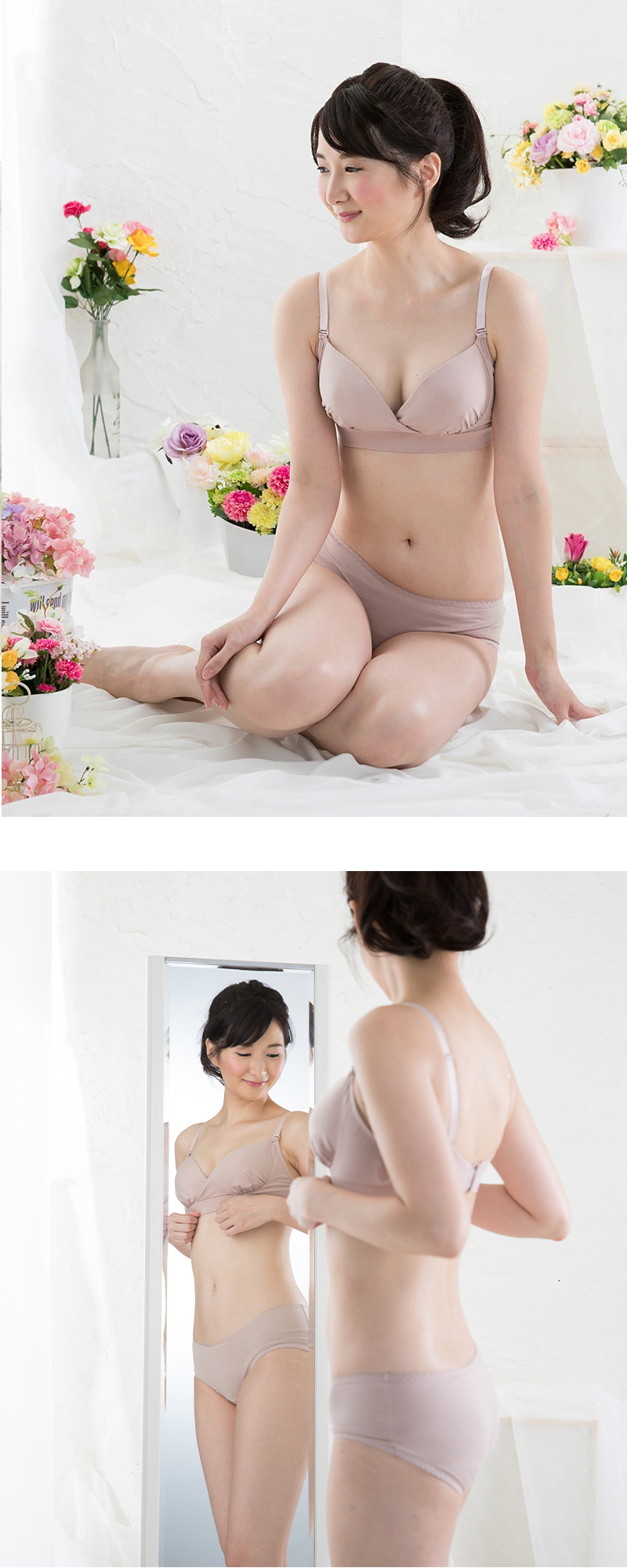 花柄のプリントがおしゃれ!