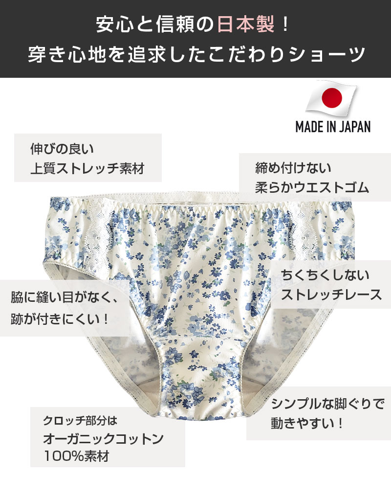 ママへのやさしさが詰まったレディースショーツ