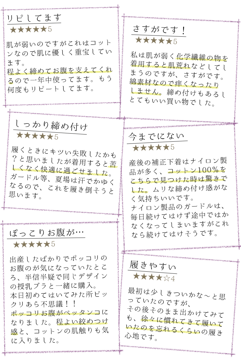 お客様レビューより抜粋