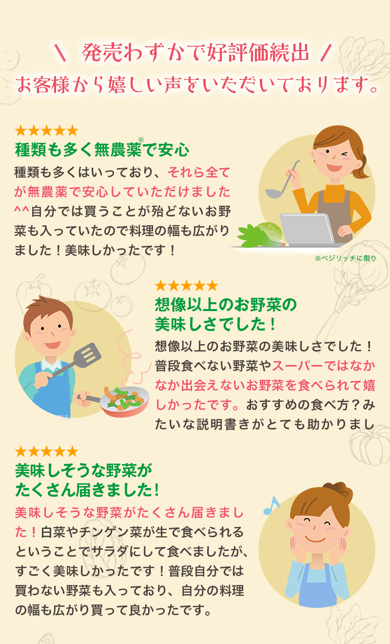 5種類以上 オーガニック野菜セット