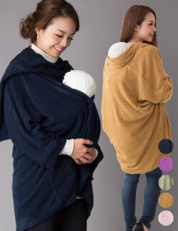 フェイクマフラー ママポンチョ 4WAY！抱っこ・おんぶ・産前・産後で着回しOK