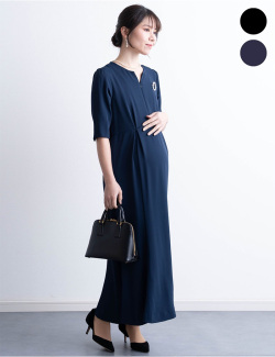 マーメイド ロング フォーマルワンピース マタニティ 授乳服 産後も使える