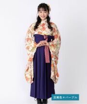 小学生 卒業式袴 半襦袢付き 袴セット 着付け不要 小学生袴 卒業