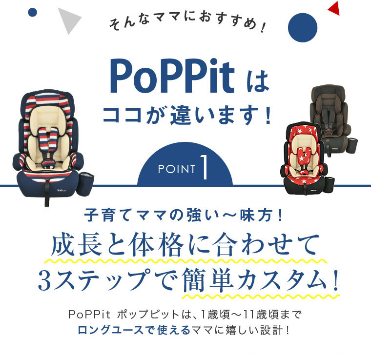 PoPPit ポップピット チャイルドシート
