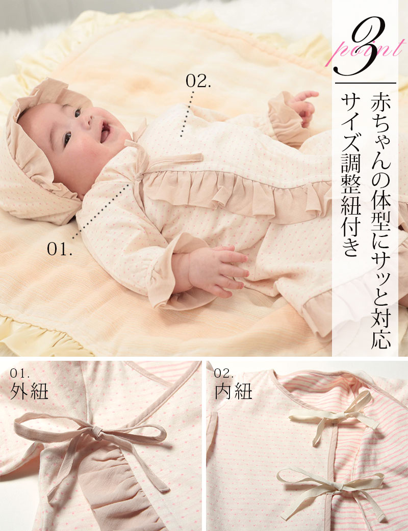 赤ちゃんの体型にさっと対応!