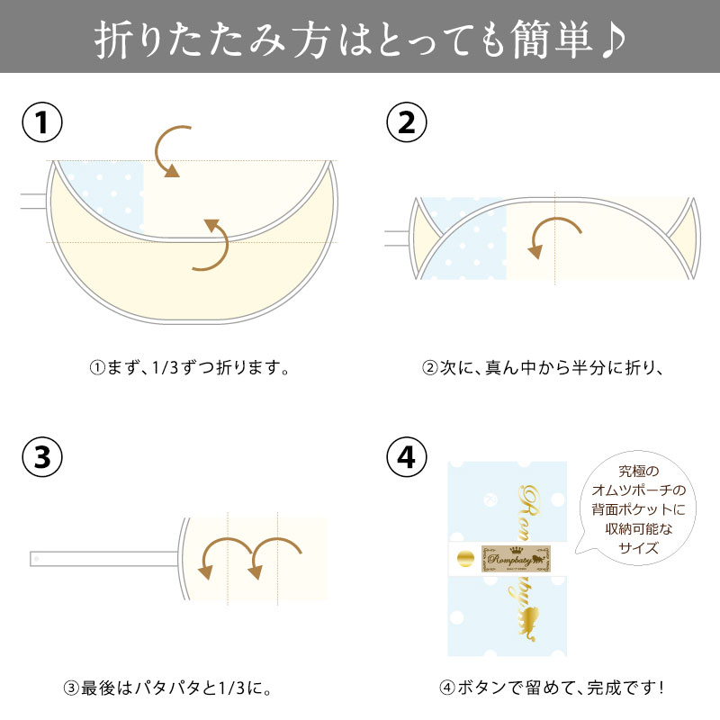 折りたたみ方もとっても簡単
