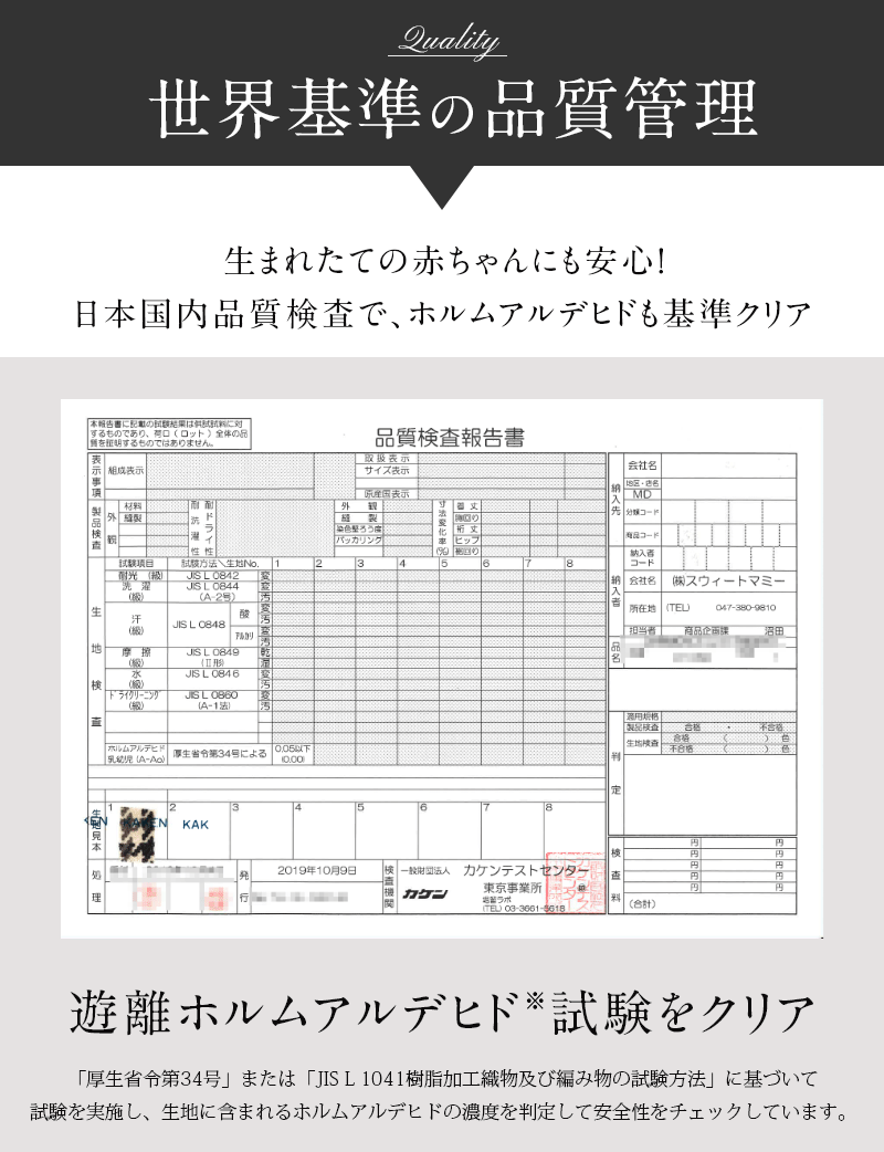 世界基準の品質管理