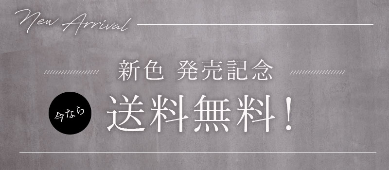 新色発売記念、送料無料バナー
