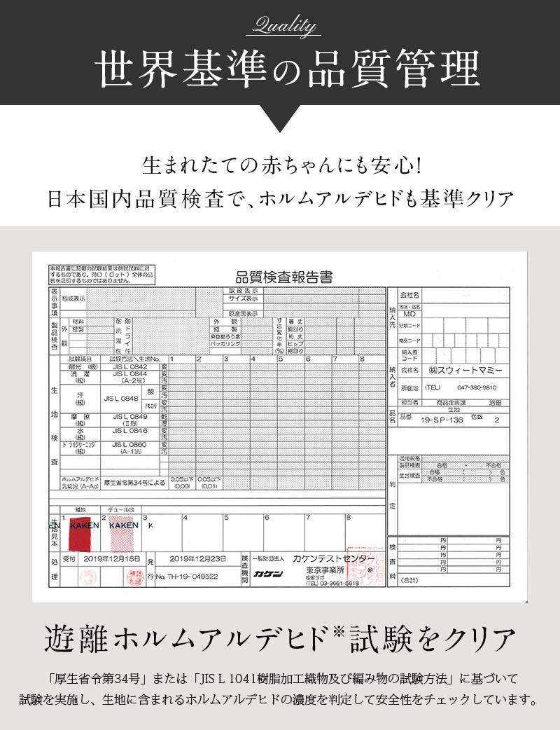 世界基準の品質管理