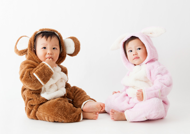 うさぎさんに変身!着ぐるみみたいなジャンプスーツ