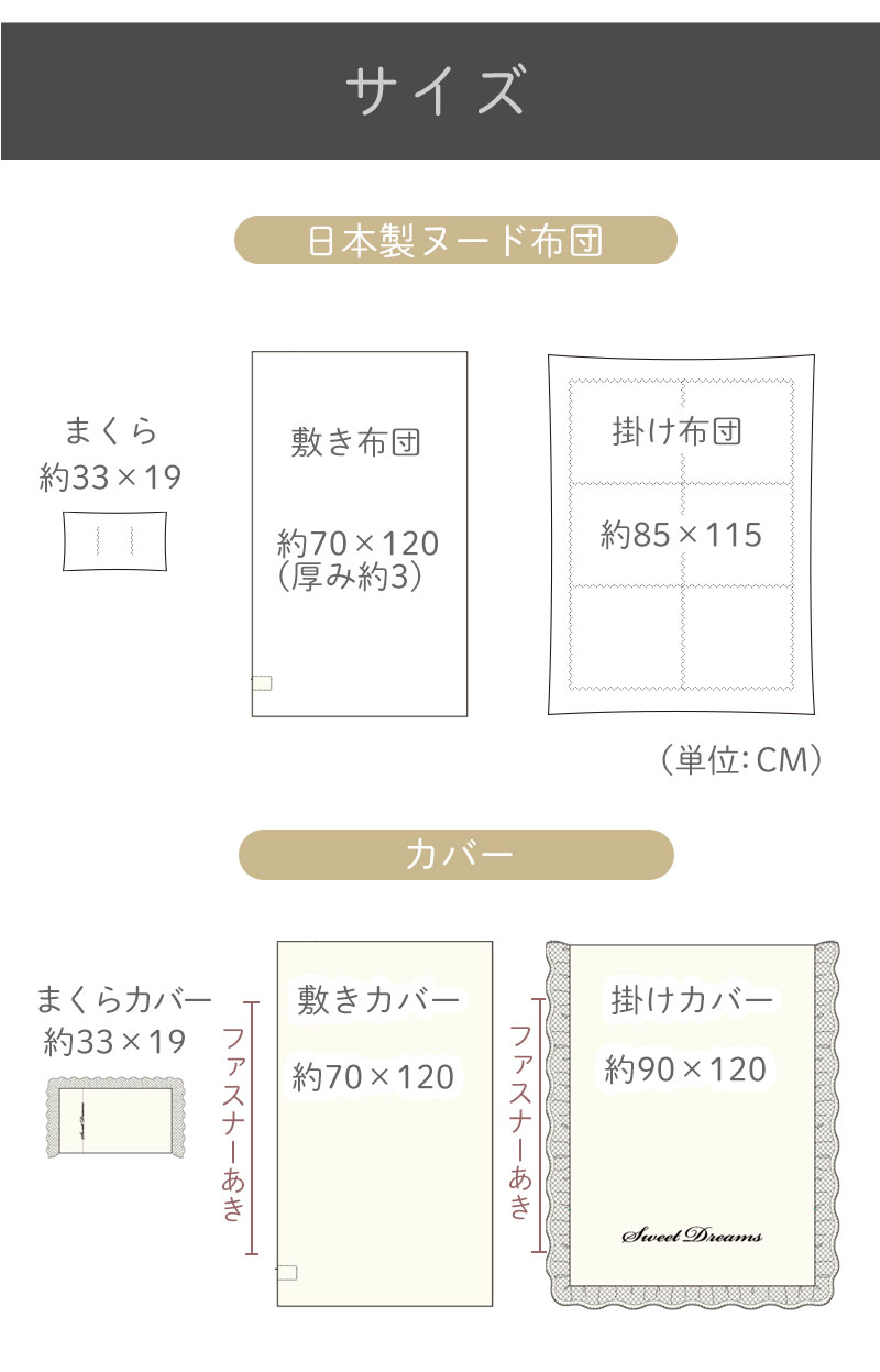 ベビー布団 可愛い　お布団セット 組布団