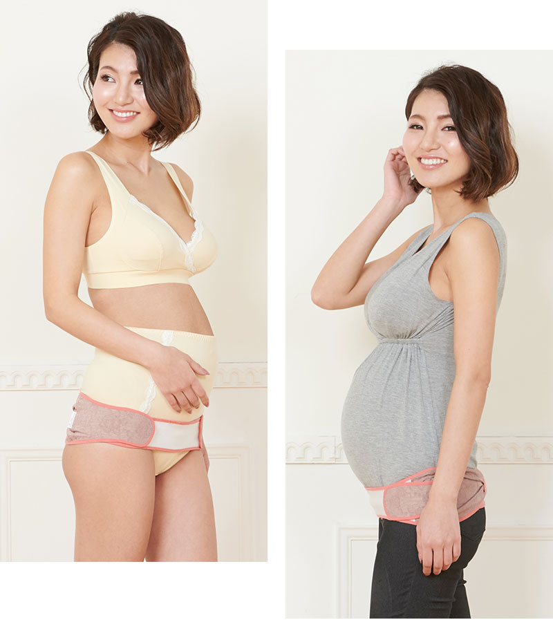 マタニティ時期から お腹を支えて長く使えるマタニティベルト