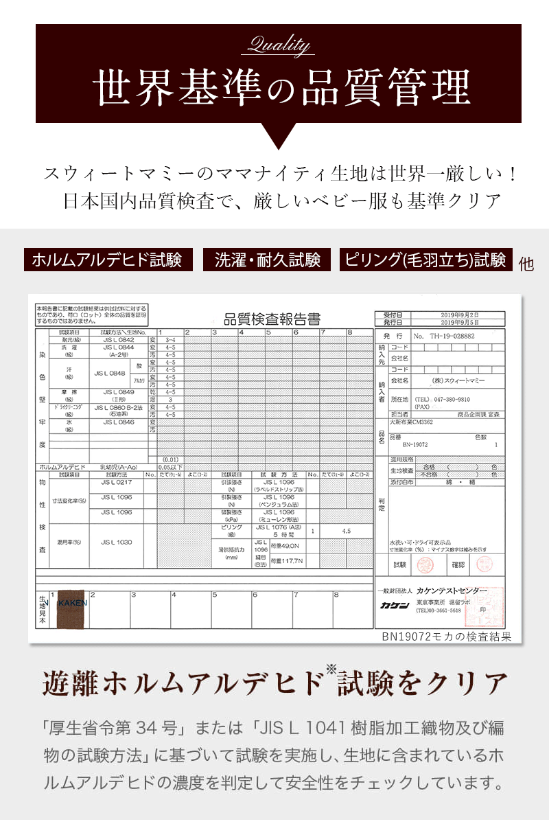 生地検査結果