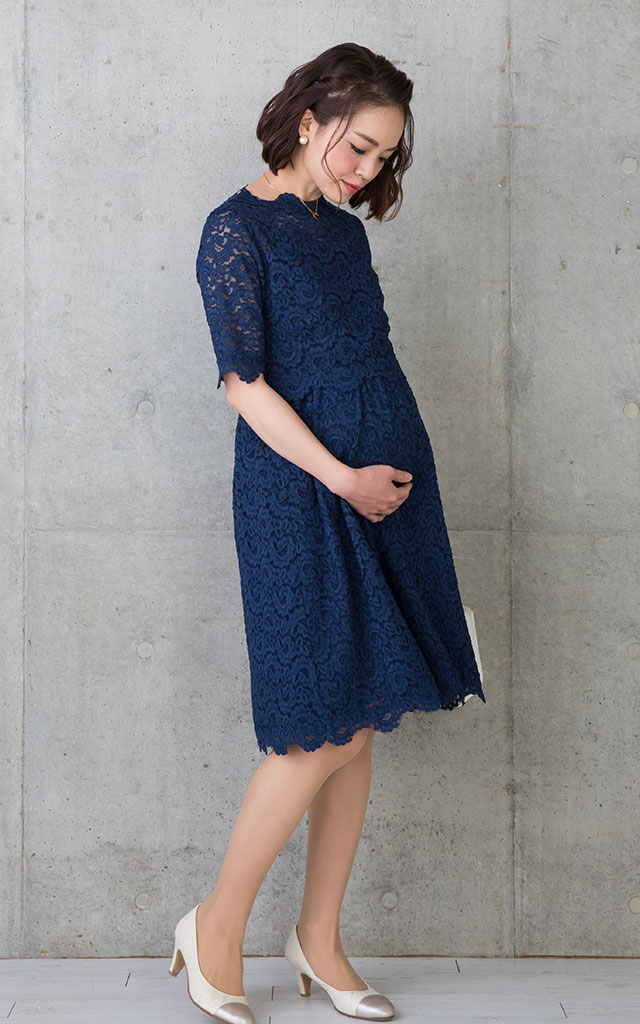 妊娠中もとってもおしゃれなマタニティドレス